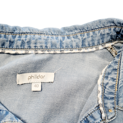 T40 | Chemise en Jeans | Phildar (13)