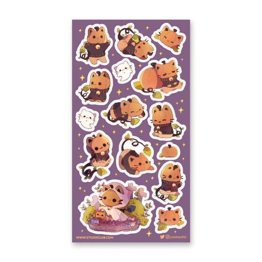 Stickers Chats Citrouille